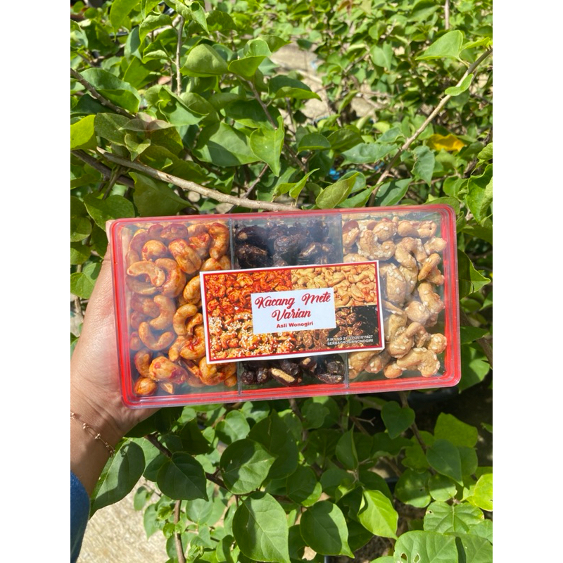 

KACANG METE MEDE MIX 3 VARIAN RASA Netto 500 gram ASLI WONOGIRI