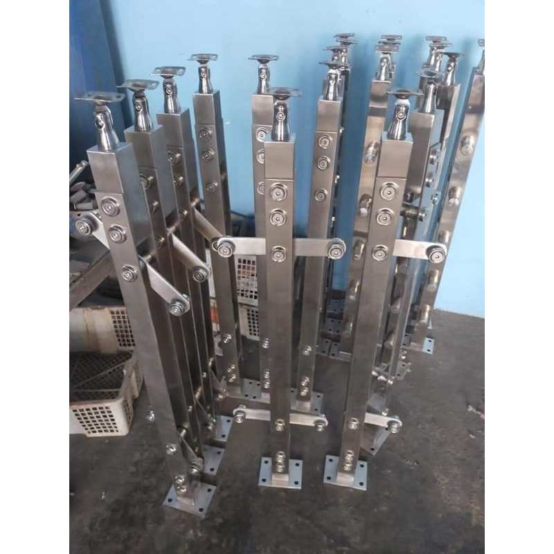 TIANG TANGGA STAINLESS KACA / RAILING KACA