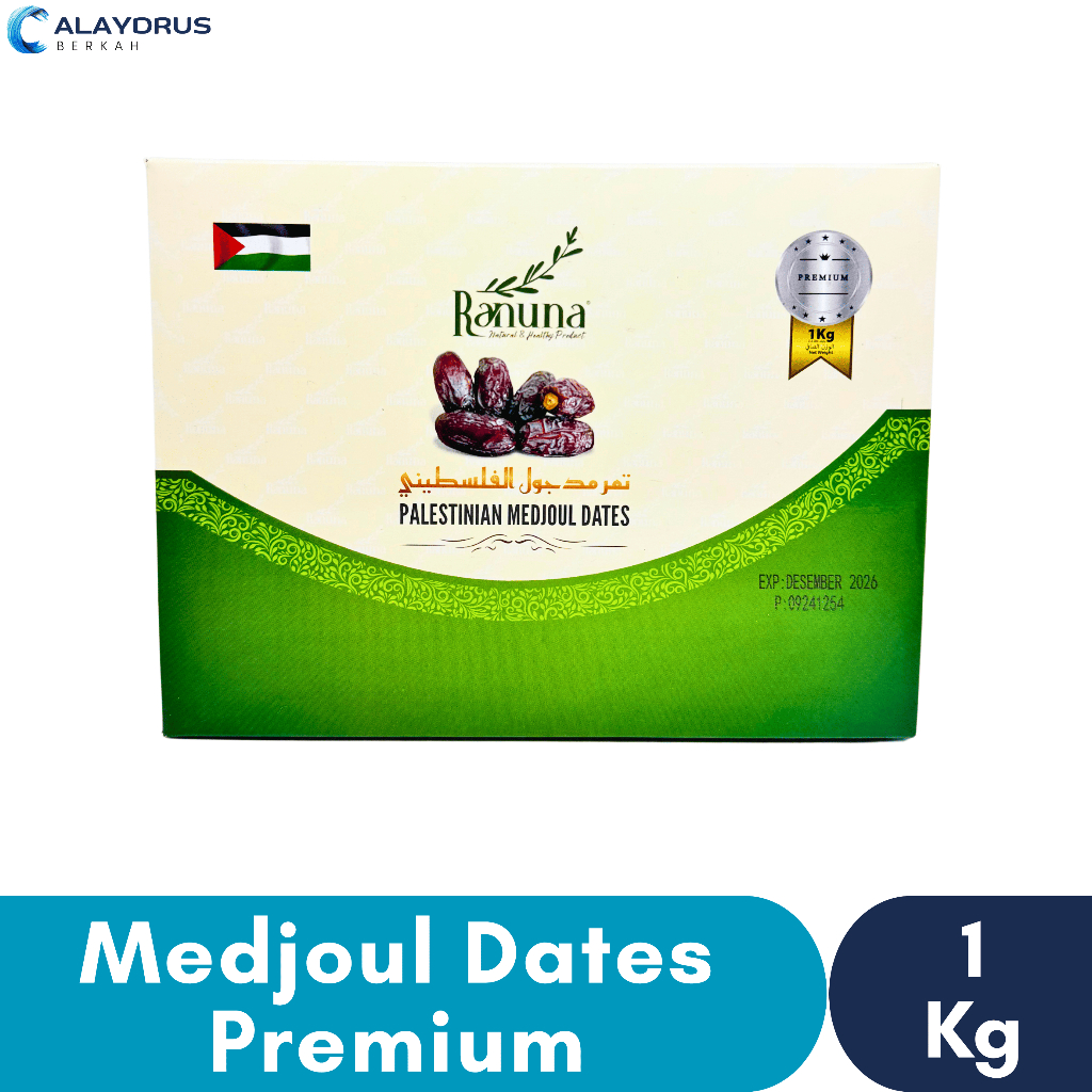 

Kurma Medjool Palestina 1 Kg Jumbo Premium Quality | Korma Medjol Dates Asli 100% Original