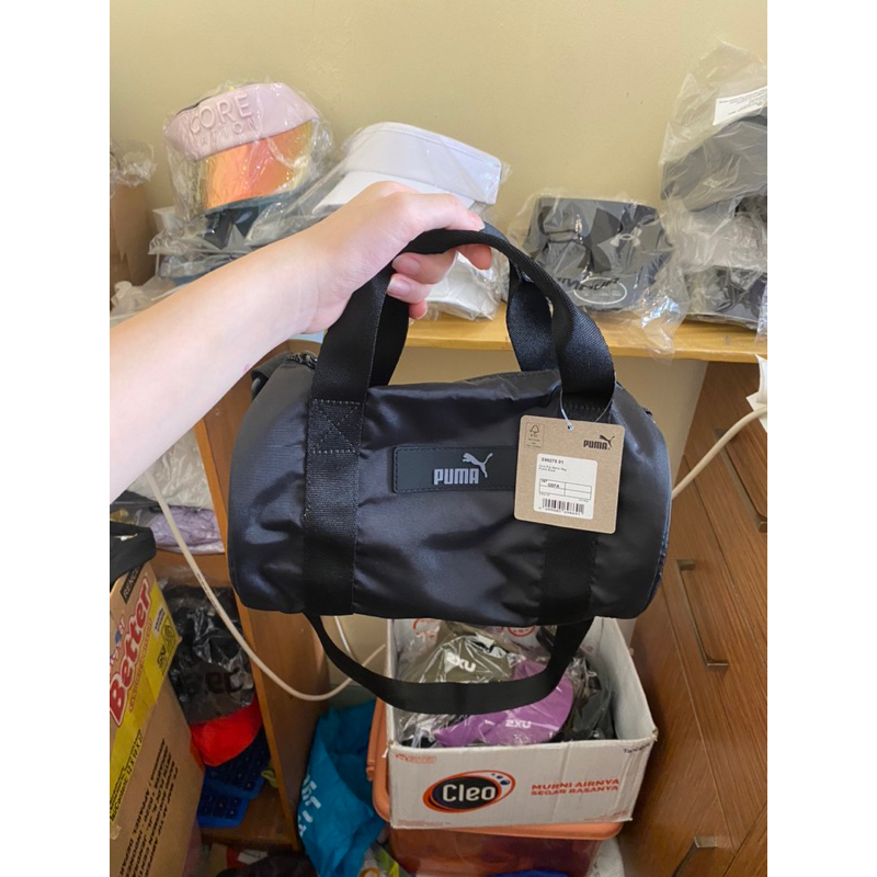 PUMA ORIGINAL Mini Barrel Up Bag Hitam