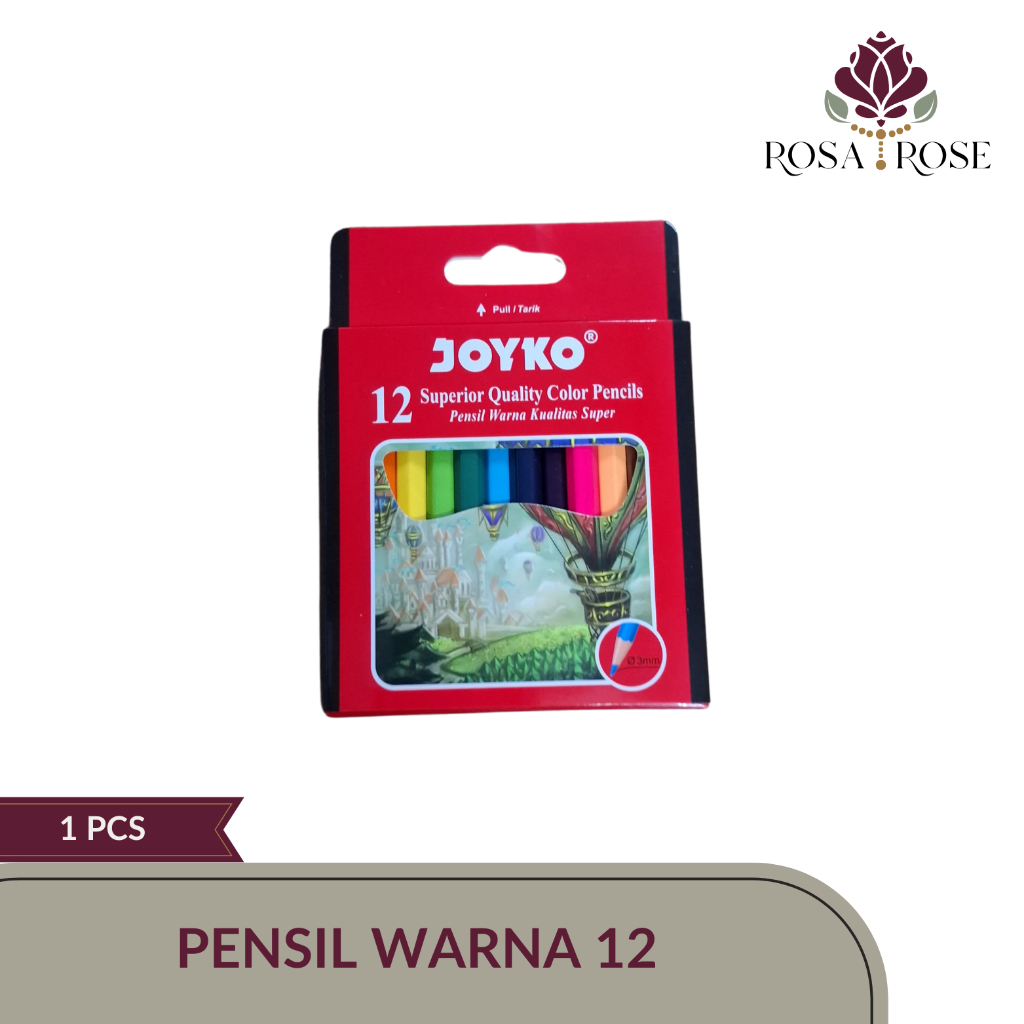 

Pensil warna cp-102 isi 12 mini JOYKO