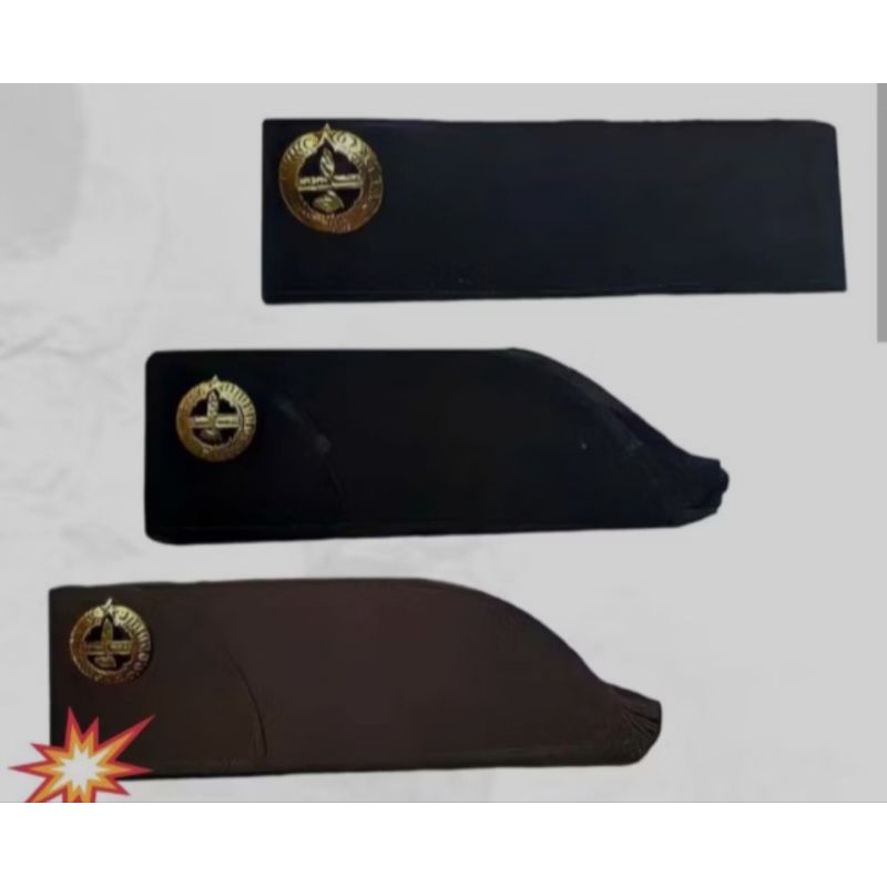 Peci pembina pramuka putra putri