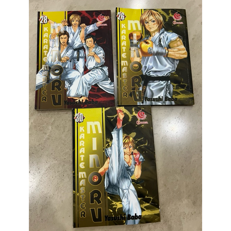 komik bekas karate master Minoru vol 26,28,30