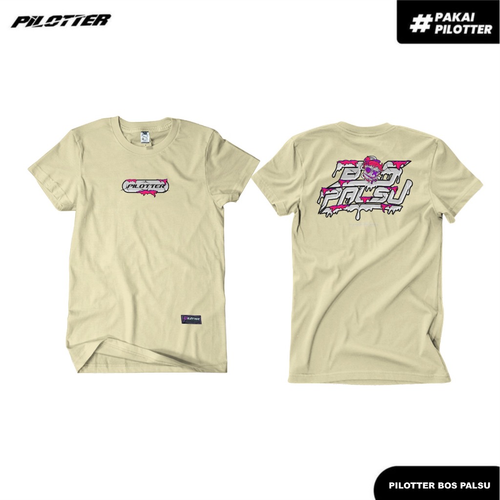 KAOS PILOTTER BOSS PALSU ORIGINAL FREE STIKER