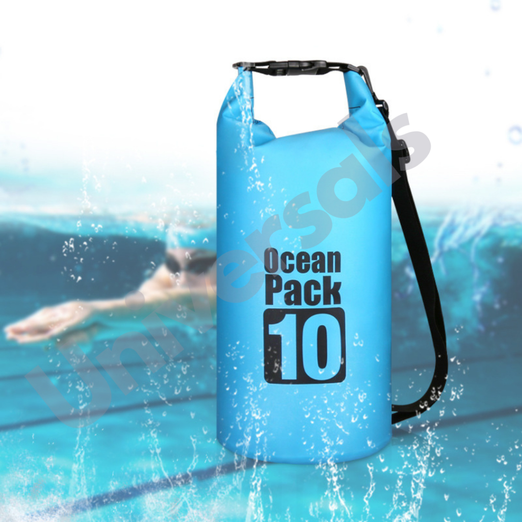 Tas Anti Air 10L | Dry Bag Ocean 10L | Tas Mancing | Tas Camping