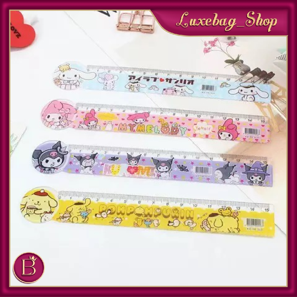 

LB PENGGARIS KARTUN MOTIF KARAKTER KUROMI, CINNAMOROLL DLL PANJANG 15CM S143