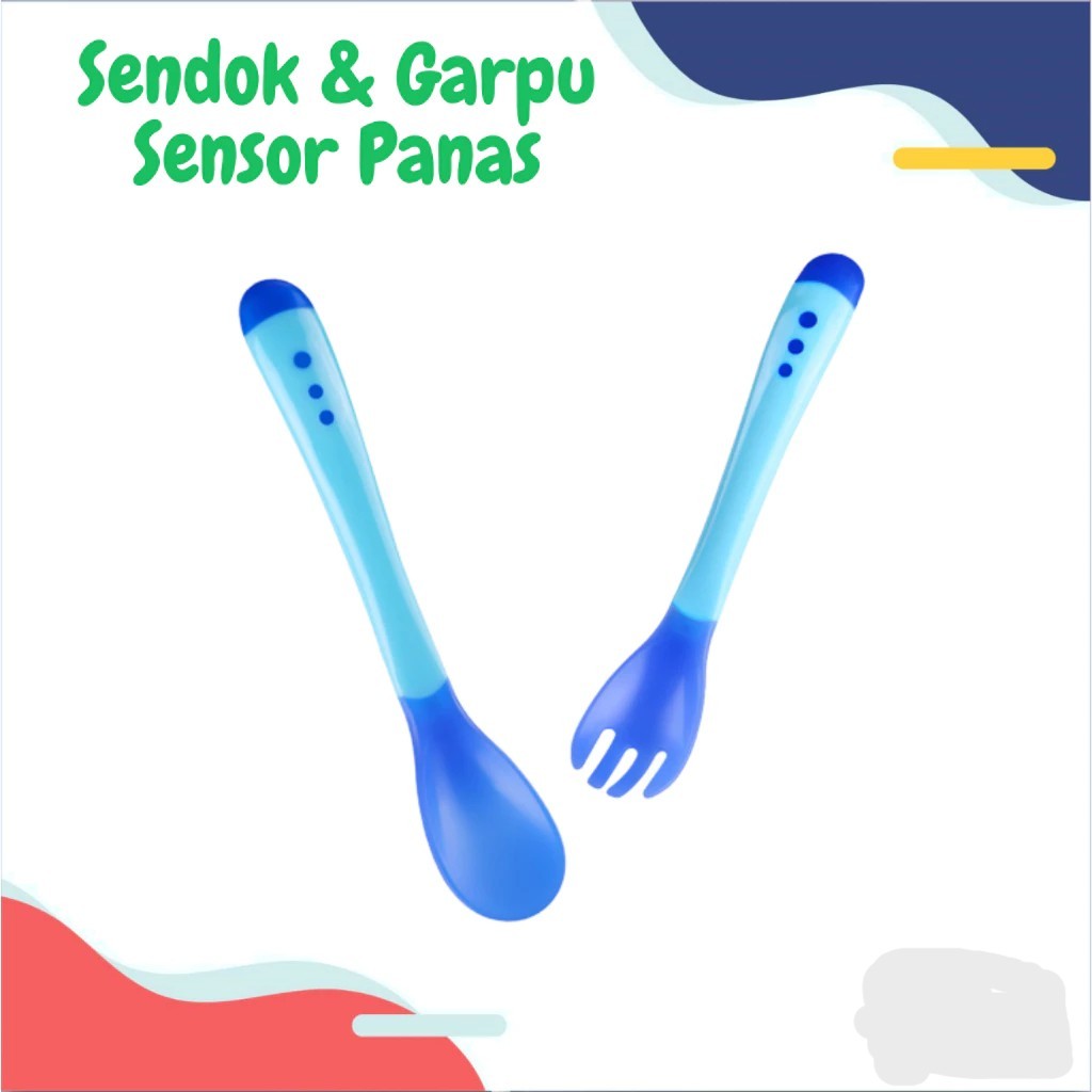 Sendok Bayi / Sendok Bayi Sensor Panas / Sendok Bayi Silicon