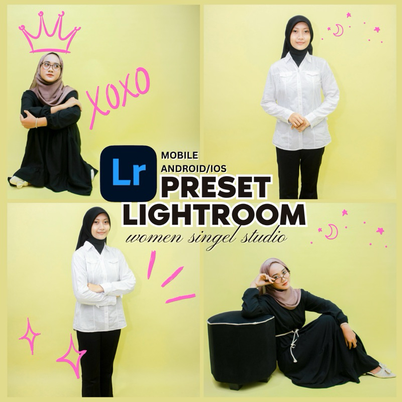 10 Preset (Lightroom) LR | women indor studio | Support Android dan IOS
