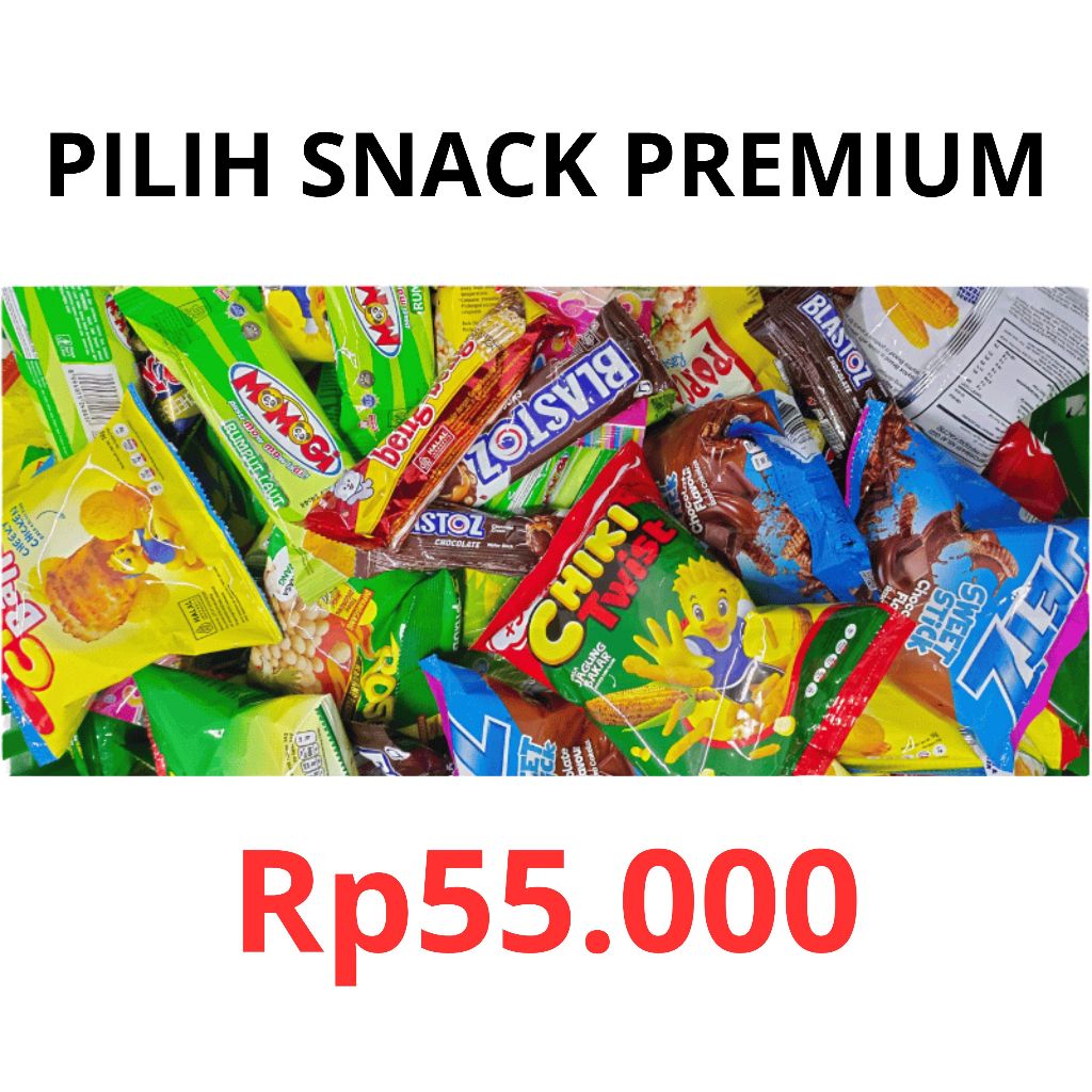 

(PREMIUM 1 RENCENGAN/BOX) PILIH SNACK PREMIUM BEST SELLER