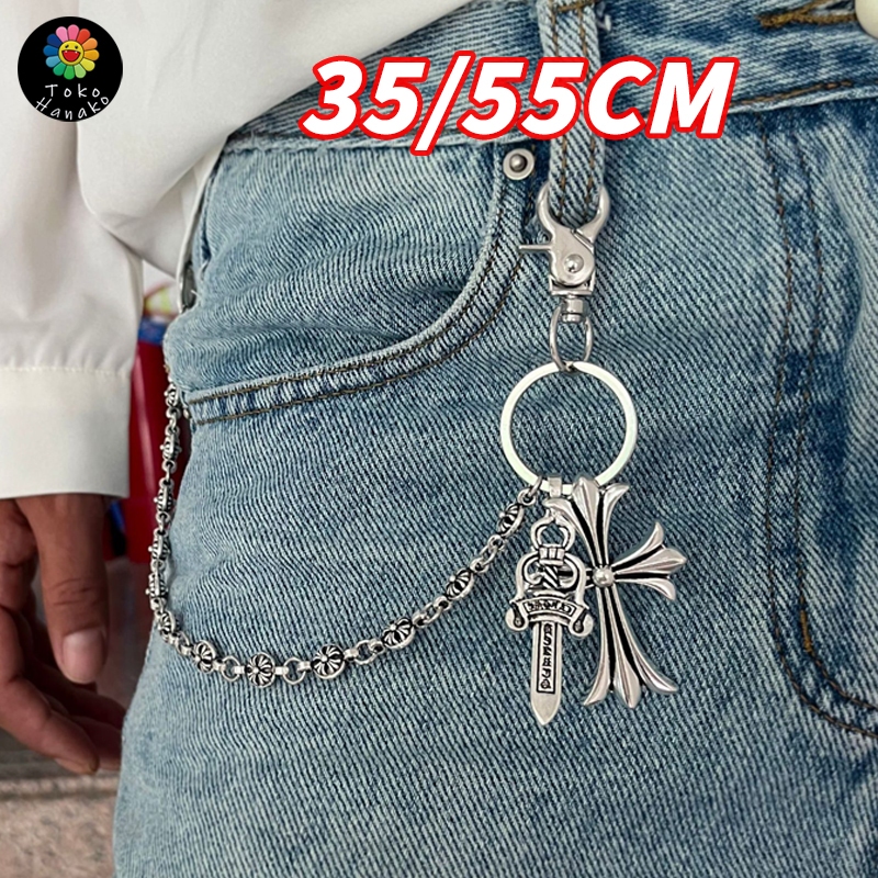 Chrome Hearts Wallet Chain Salib Pedang Rantai Jeans