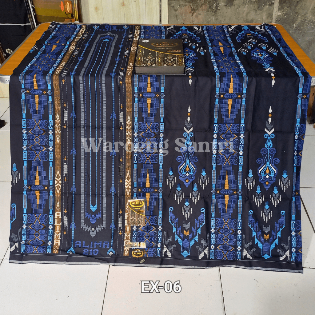 Sarung Alima Exlusive 210 Rayon Motif Bhs Tamer Muslim Pria Dewasa Printing