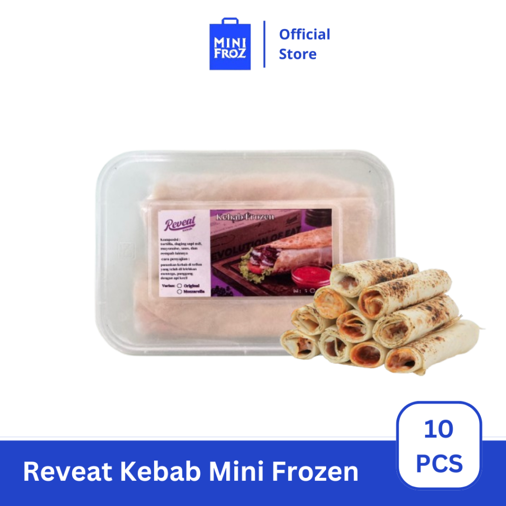 

Reveat Kebab Mini Frozen Food isi 10 Pcs