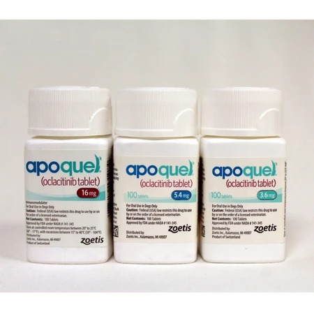 10 Tablet Apoquel 3,6mg / 5,4mg / 16mg Tablet Anti Gatal & Alergi Anjing (10 Tablet) - Obat anti gat