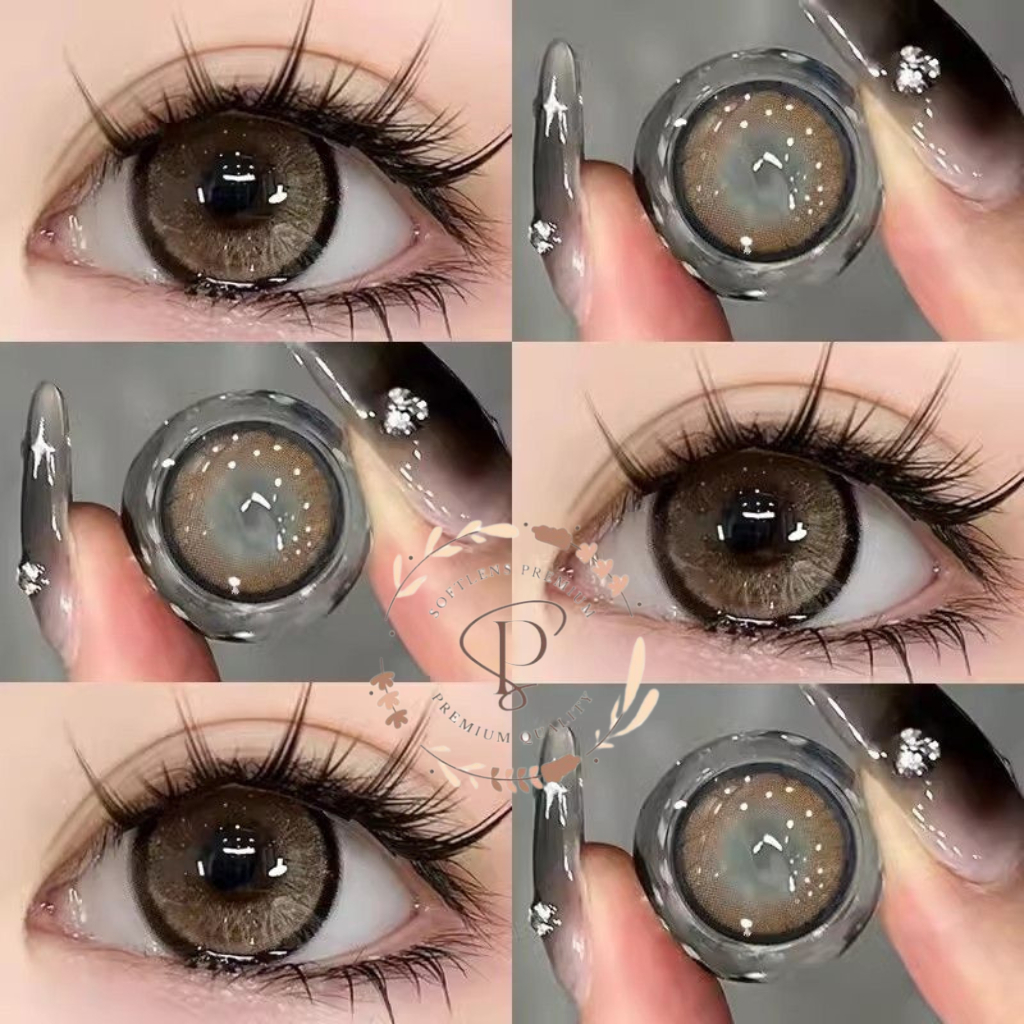 Softlens Brown Diameter 16 mm DaRL | Soflens Coklat Diameter Besar | Soflen Brown Natural Mata Barbi