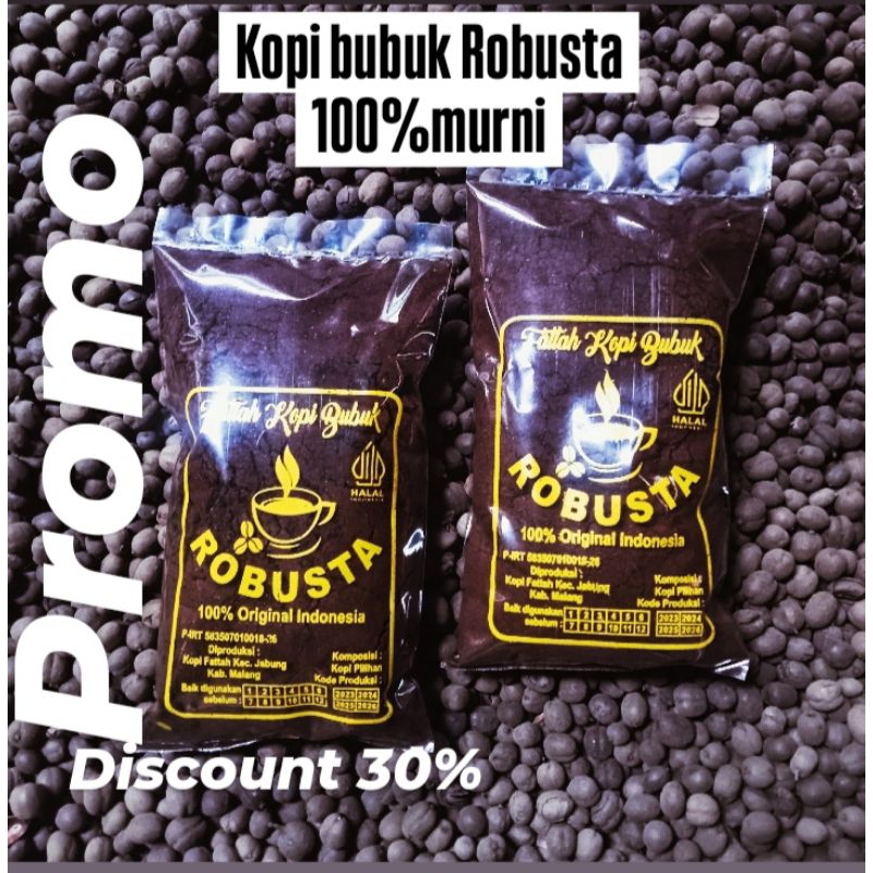 

kopi bubuk robusta asli Indonesia produk baruuu