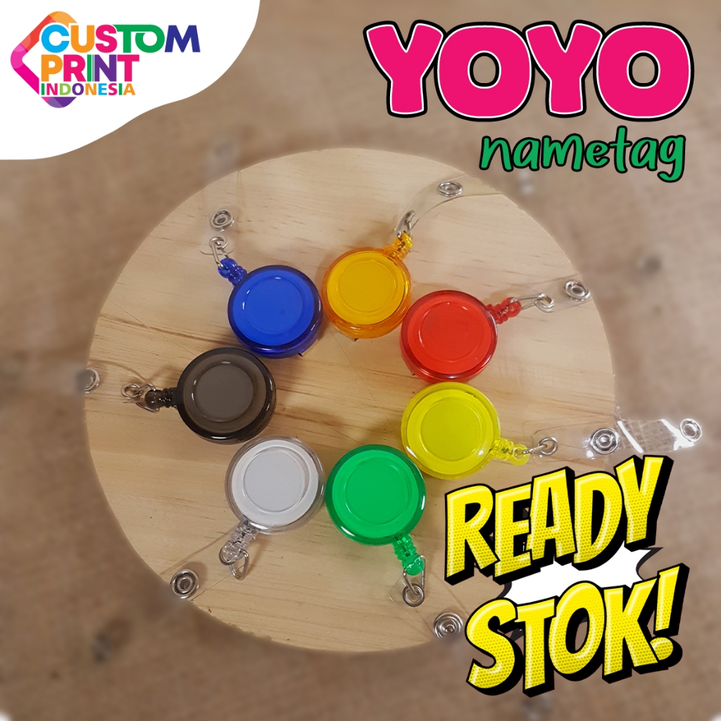 

Yoyo ID Card holder nametag transparan