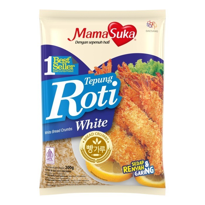 

tepung roti panir bread crumb mamasuka white 200
