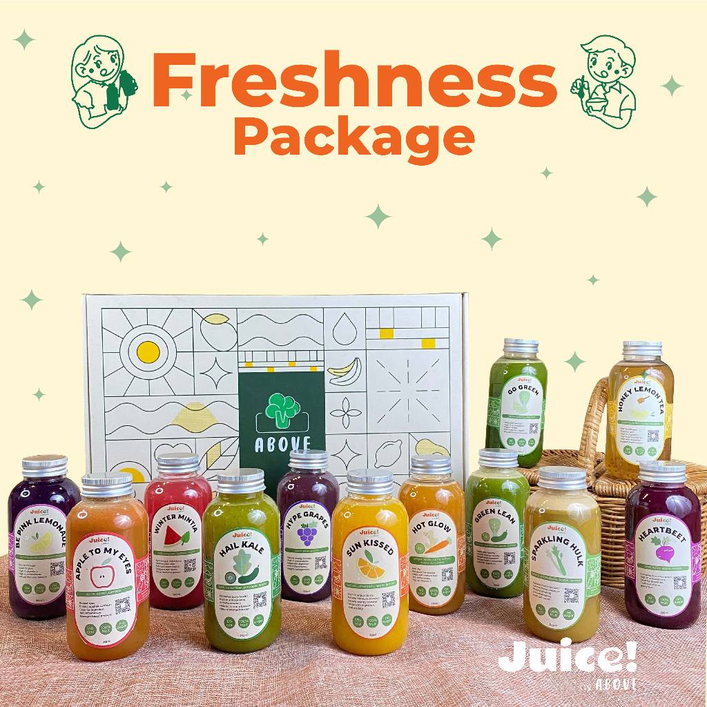 

Parcel/Hampers Juice! By ABOVE - Freshness Package