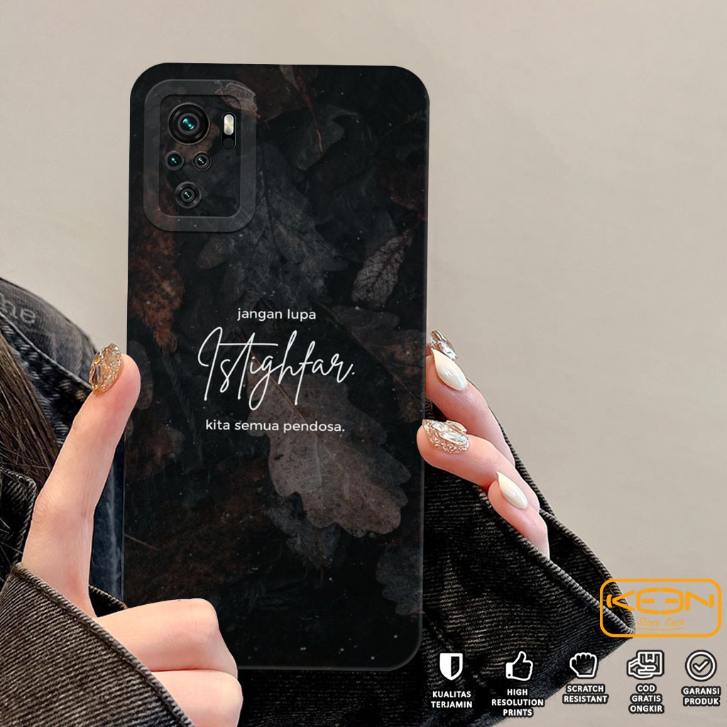 Case Xiaomi Redmi Note 10/Note 10S - Casing Hp Xiaomi Redmi Note 10/Note 10S Motif Quotes - Softcase
