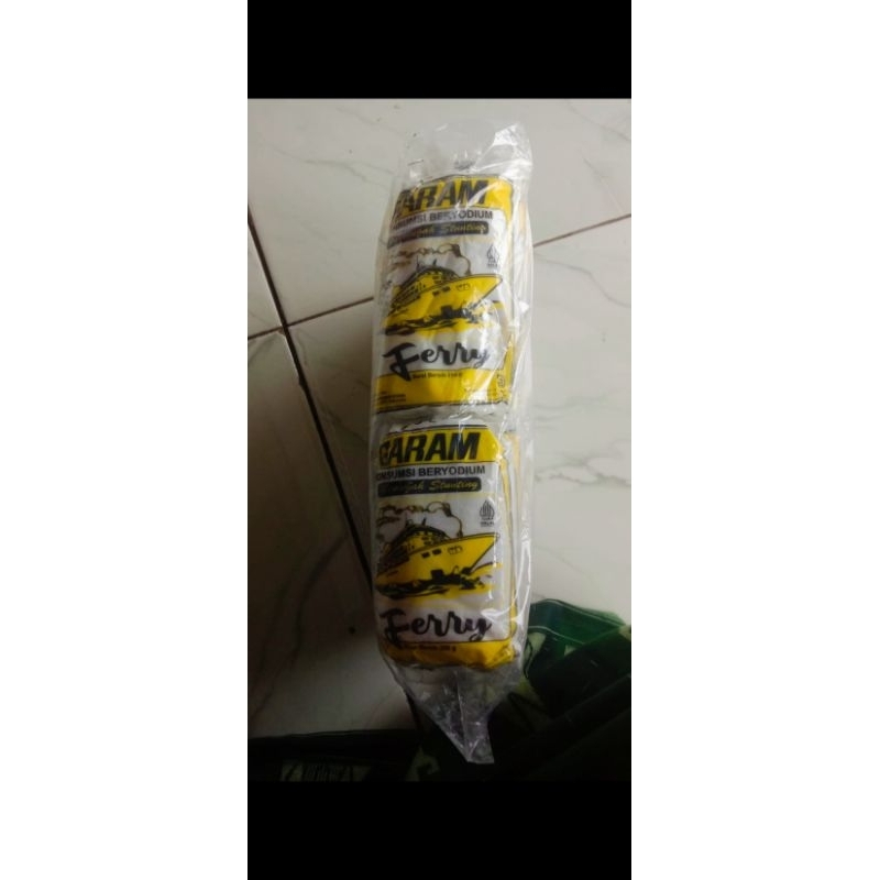 

(TERMURAH) GARAM YODIUM CAP KAPAL FERI DAN RODA KEMASAN 250 Gr