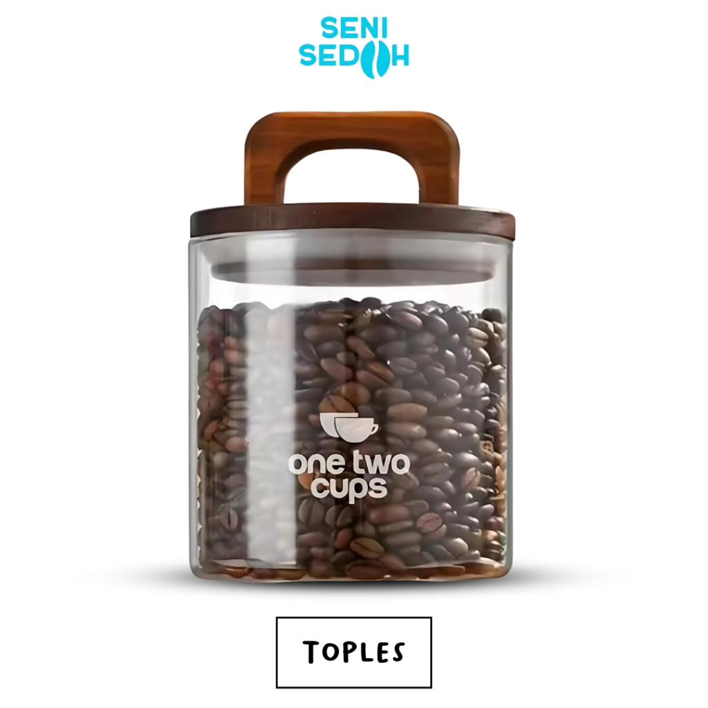 Toples Kaca Kedap Udara Toples Lebaran 1liter