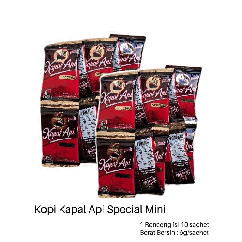 

Kapal Api Special Mini Tanpa Gula 1Renceng