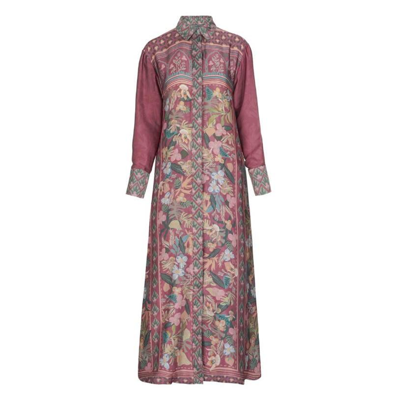 BENANG JARUM REVERIE MAXI DRESS TEA ROSE