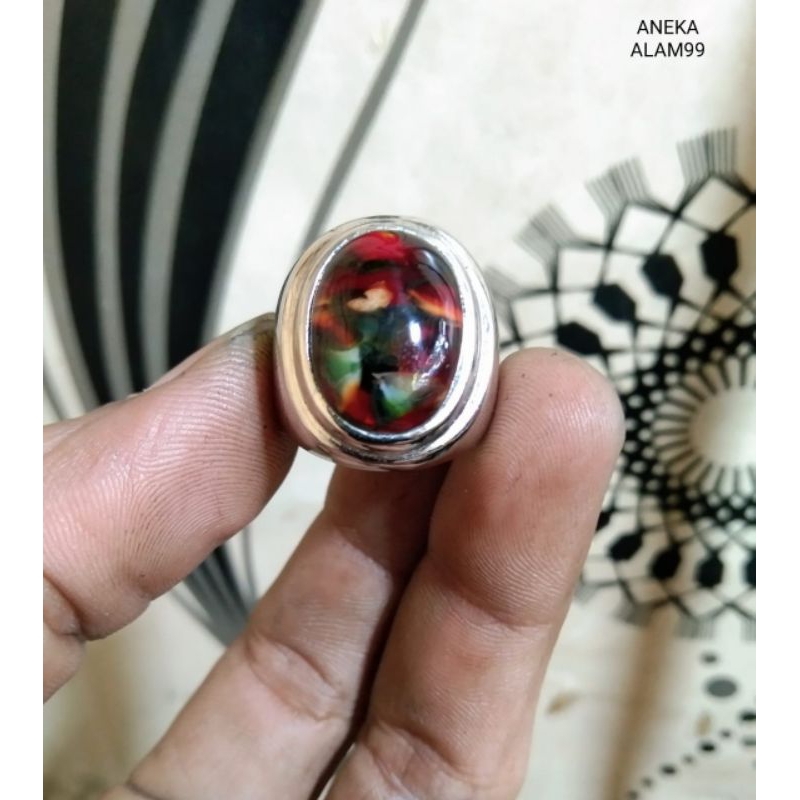 Batu Cincin Pancawarna Banyuwangi Kualitas top