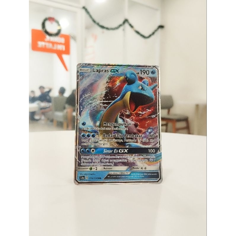 Pokemon TCG:•Lapras GX (ASLI) (BACA DESKRIPSI)