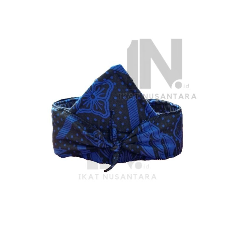 Iket kepala sunda jawa baduy dewasa & anak blangkon bolong batik topi laki laki keren iket sunda ana