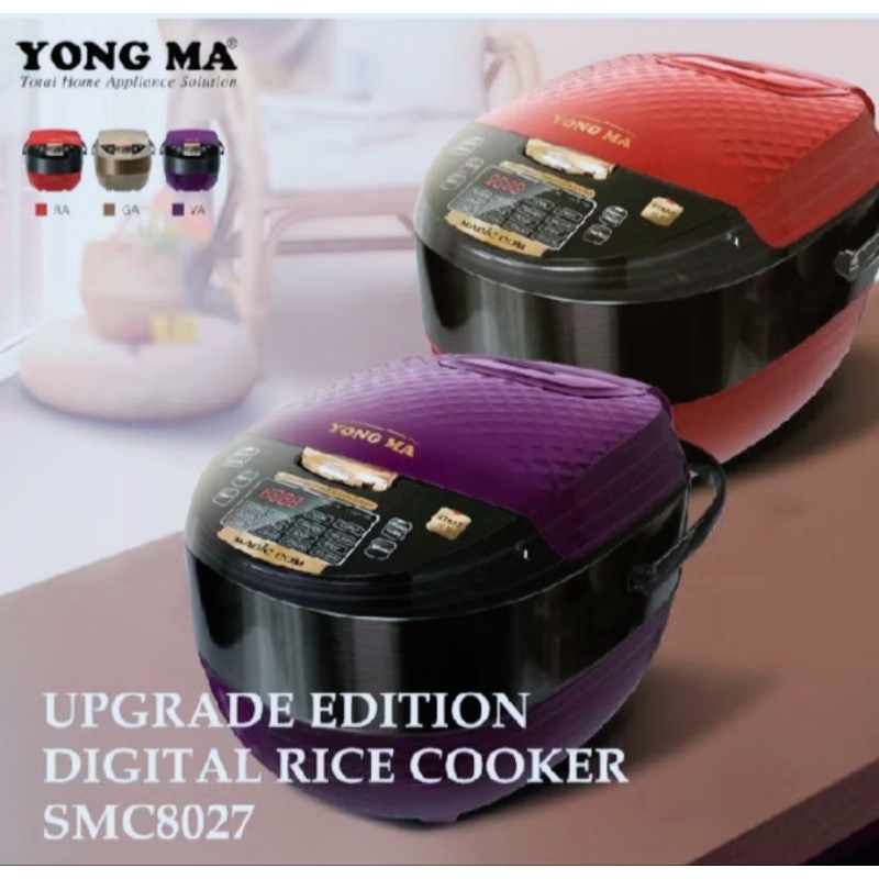 Yongma rice cooker digital SMC 8027 garansi resmi / rice cooker yongma SMC 8027