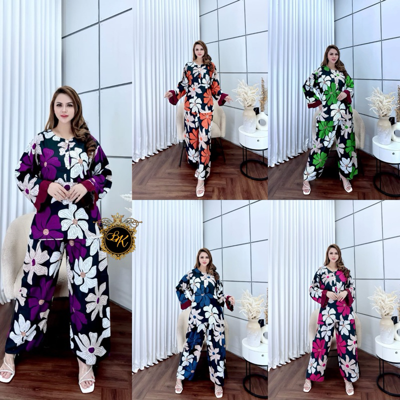 Setelan Lengan Panjang Arab Jumbo Ld 130|Setelan Celana Panjang Akar |Setcel Sultan