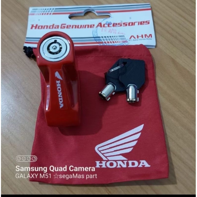 Gembok Cakram Honda