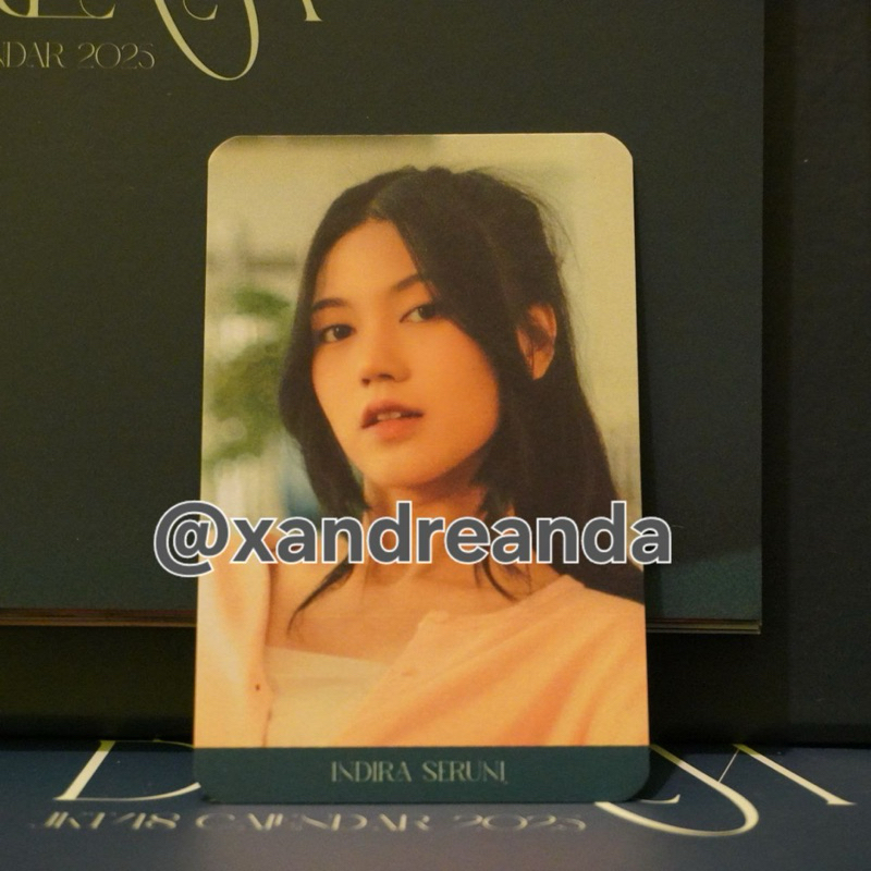 Photocard Indira Seruni (Indira JKT48) Calendar 2025 A Gaze Of Dream