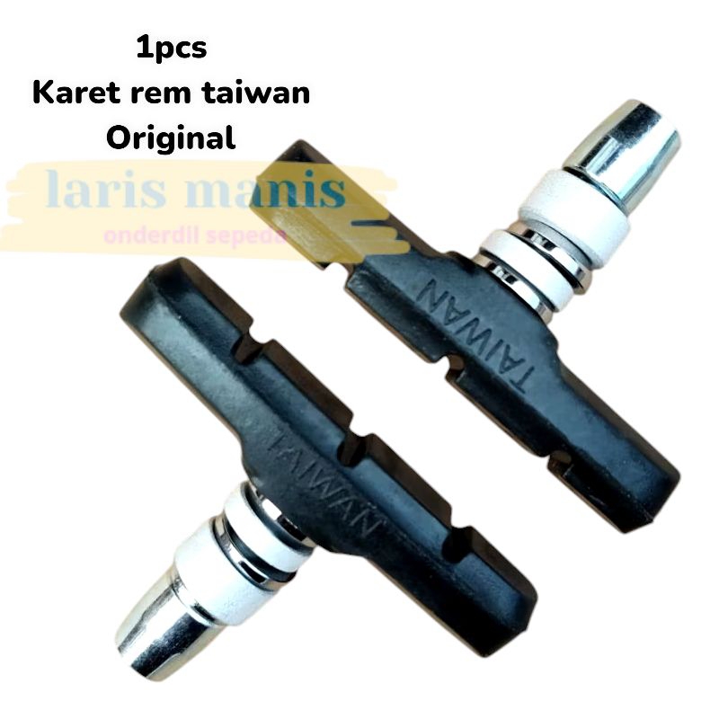 1pcs ORIGINAL TAIWAN kampas rem sepeda bmx mtb lipat / karet rem sepeda universal