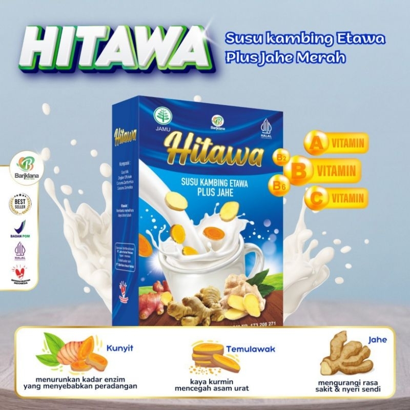 

HITAWA Susu Kambing Etawa Plus Jahe Ampuh Mengatasi Nyeri Tulang Dan Sendi