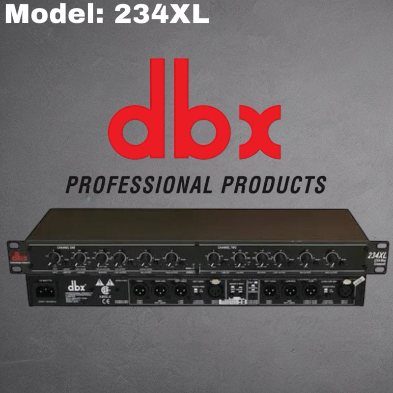 Crossover 234XL Grade A Stereo 2 Way/3 Way/4 Way Professional Audio Aktif