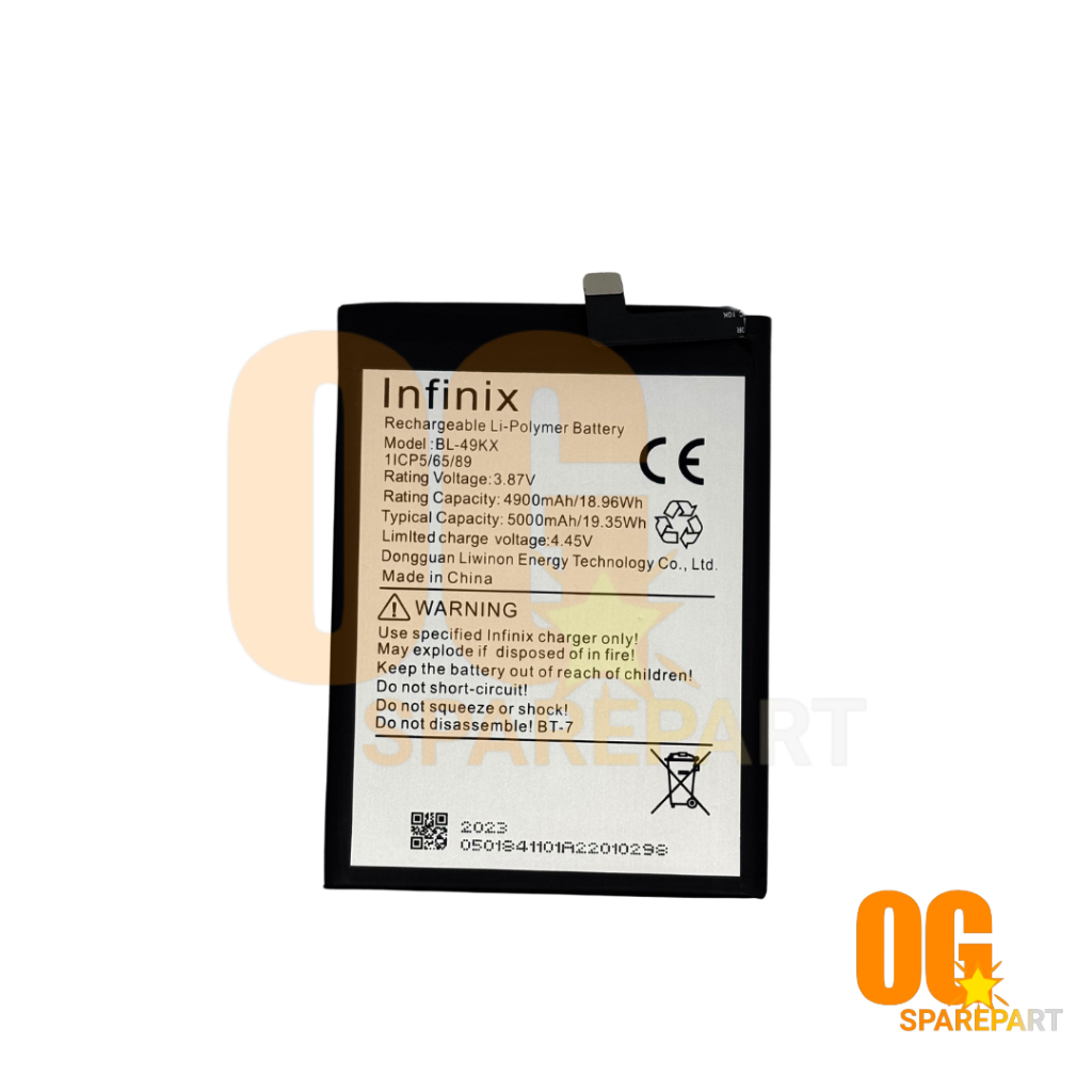 Baterai Battery Batre Infinix Note11 NFC / Note12 BL-49KX / Note 11 NFC Note 12 Note 12 2023 Ori