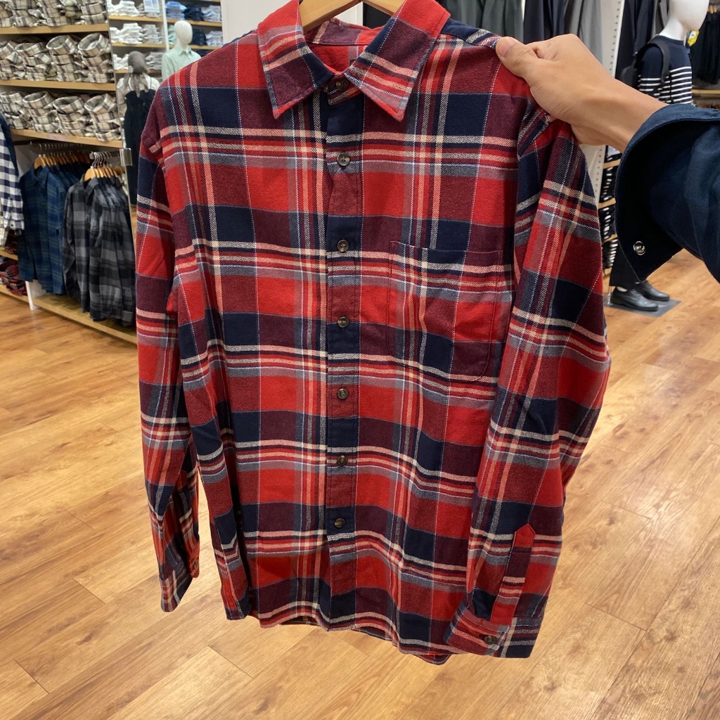 Jastip. Kemeja Flannel Uniqlo (MAN)