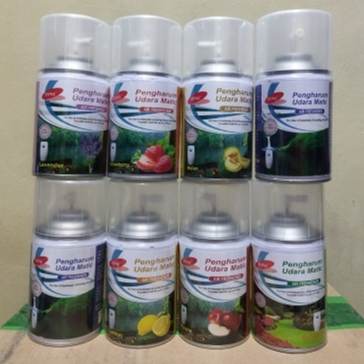 Paket 2 Pcs ZONE Pengharum Ruangan Matic Refill Aroma Coffee ( Kopi ) 225ml untuk Alat Mesin Matic S