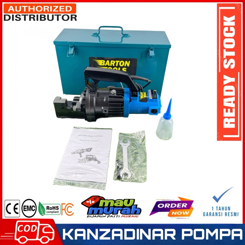 22mm Electric Rebar Cutter Mesin Potong Besi Beton Listrik BARTON