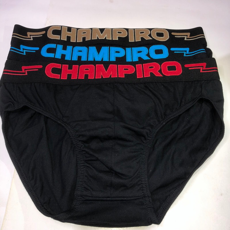 CD CHAMPIRO BLACK ORIGINAL 100%/Celana Dalam Cowok