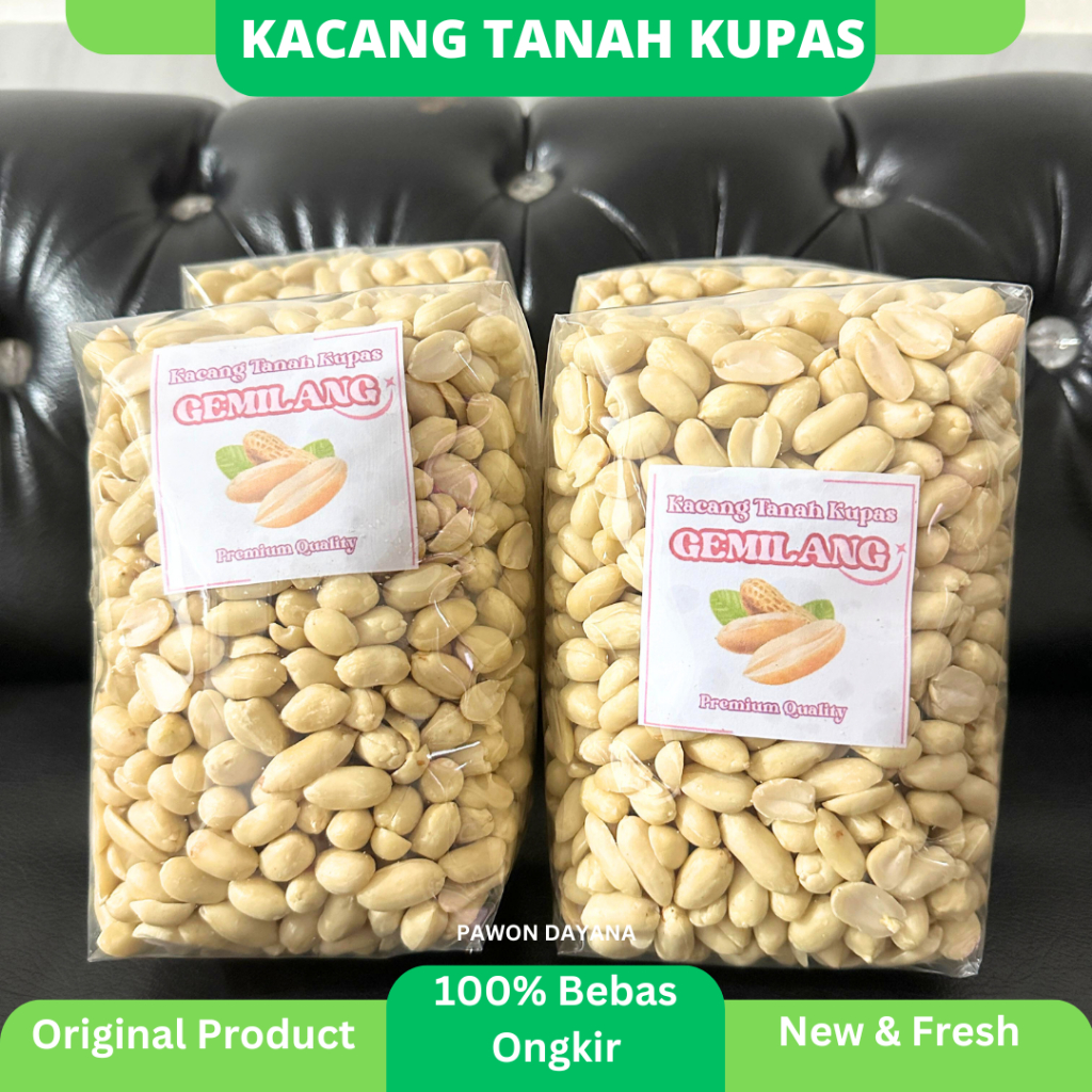 

Kacang Tanah Kupas Kecil Mentah / Kacang Kupas Kecil