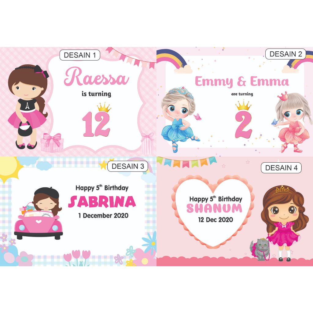 

STIKER LABEL GOODIE BAG BENTO MOTIF CUTIE GIRL