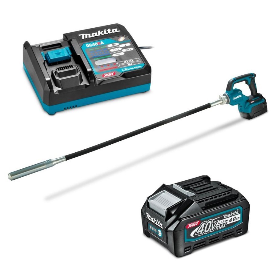 Makita VR003GM101 Cordless Concrete Vibratory Needle 1200mm 40V (Baterai + Charger)