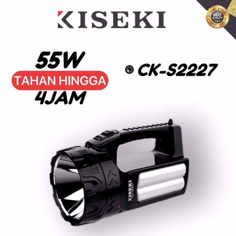 Kiseki Senter CK-S2227 Senter Tangan Jumbo 55Watt Emergency Led Light Super Bright