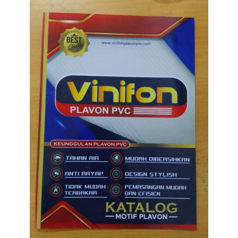 Vinifon Plafon PVC Katalog Motif Modern /Plafon PVC (Jual Per-Dus Isi 15 Lembar) Series 3