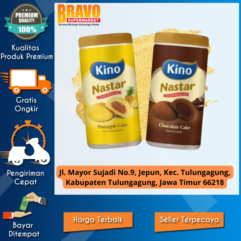 

Bravo Supermarket Tulungagung - KINO NASTAR TOPLES 140gr ISI 20pcs