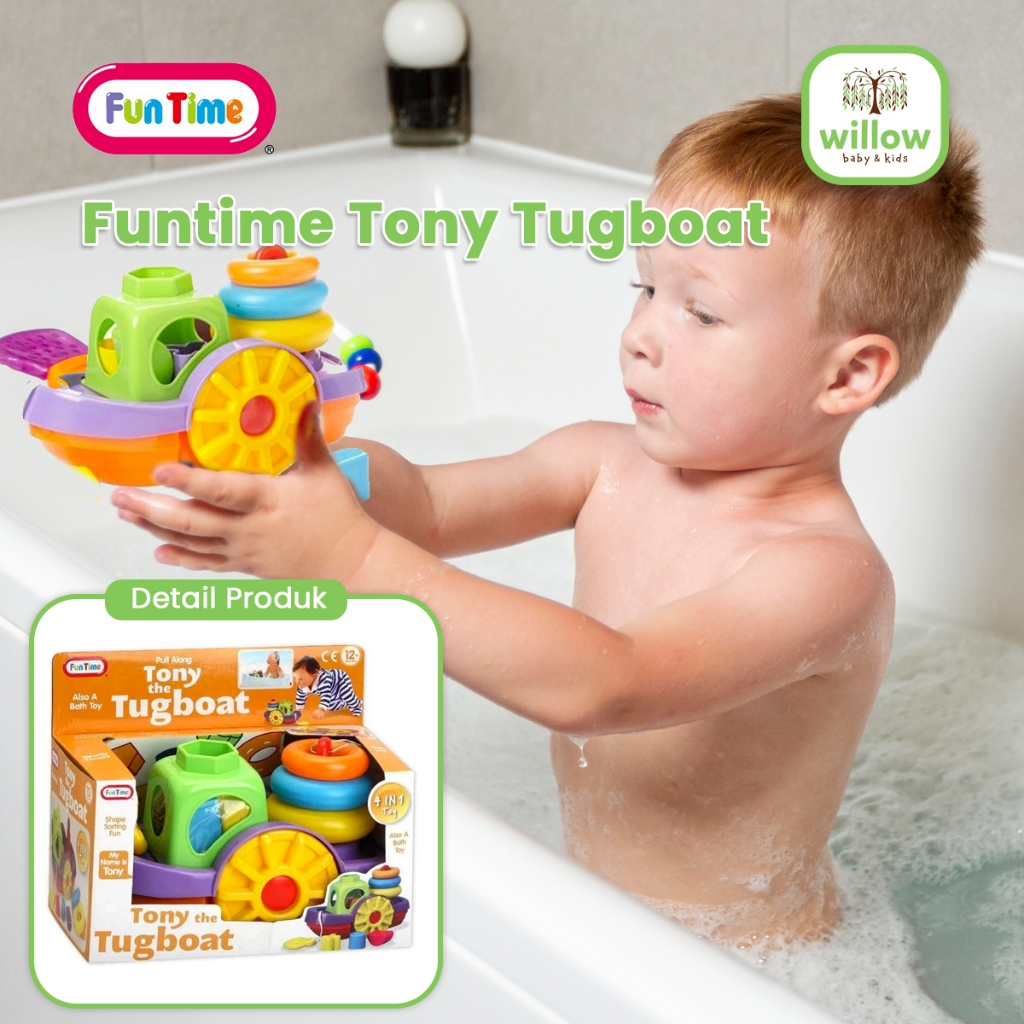Mainan Edukatif Anak - Funtime Tony Tugboat