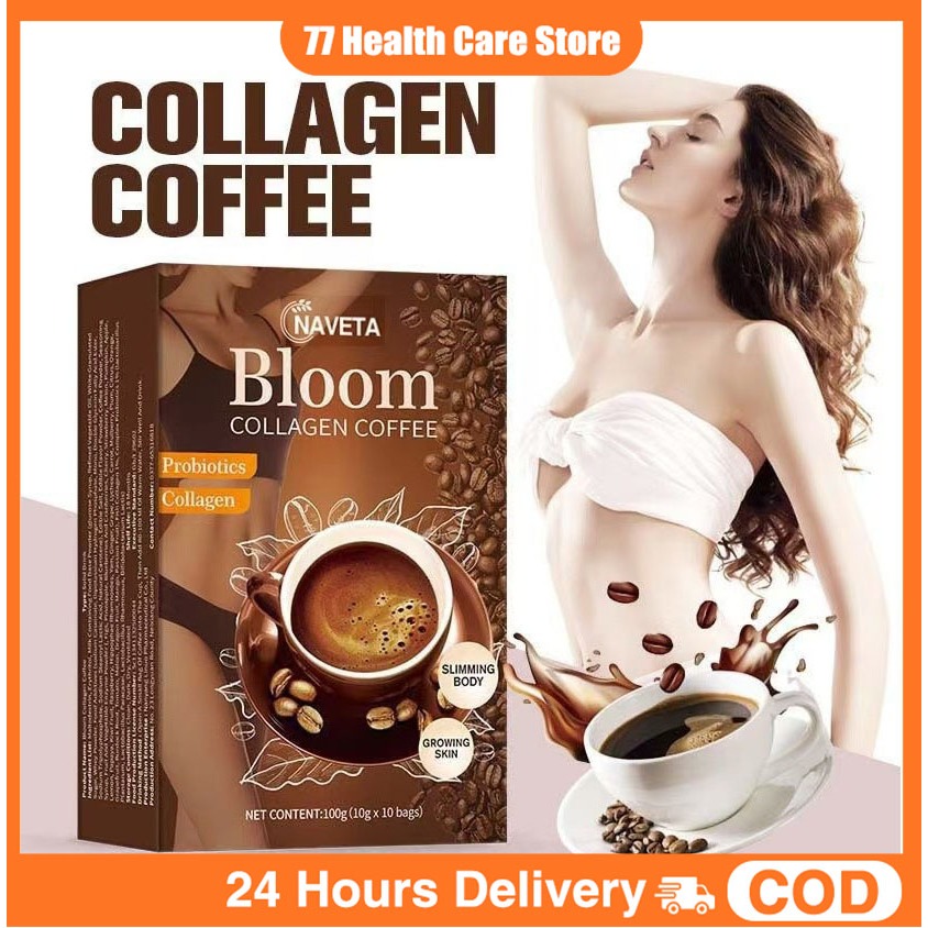 

Bloom Collagen Coffee Kopi Diet Enzim Pelangsing Tubuh Penghancur Lemak Instant Coffee Robusta Collagen Detoksifikasi